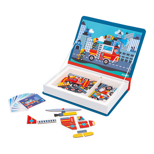 Janod | Magnetibook Brandweer