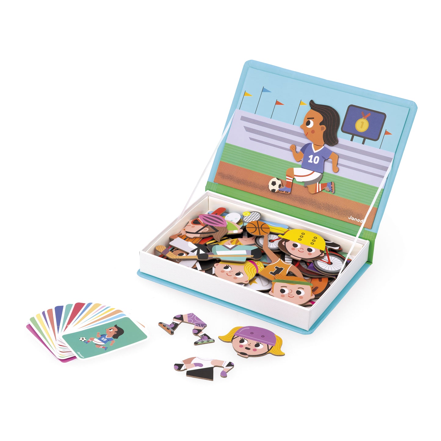 Janod | Magnetibook Sporten – Creatief Magneetspel