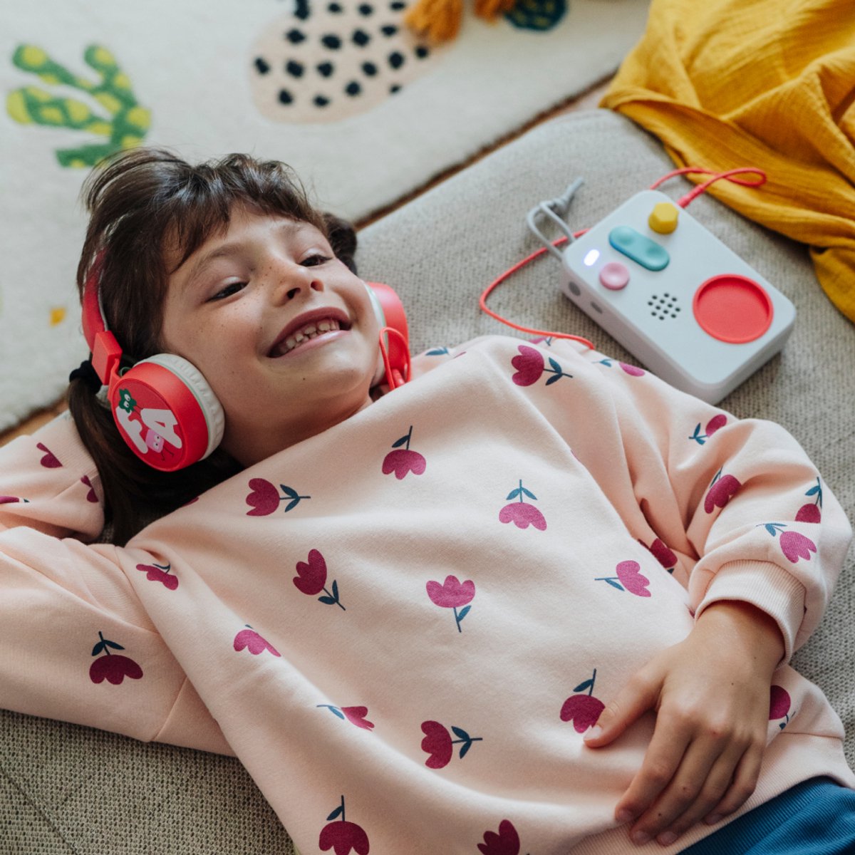 FABA | Tutum Kinderkoptelefoon Rood – Bedrade hoofdtelefoon