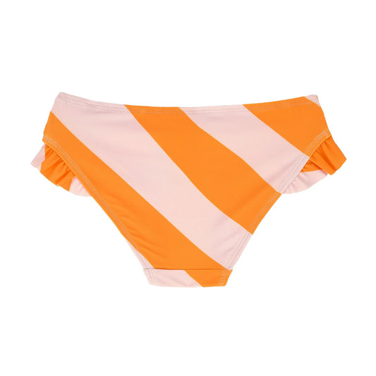 LÄSSIG | Bikini Broekje Strepen Roze Oranje – UV Zwemkleding Kind