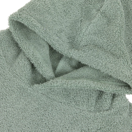 LÄSSIG | Terry Surf Poncho Groen – Kinder Badponcho met Capuchon 3-6 jaar