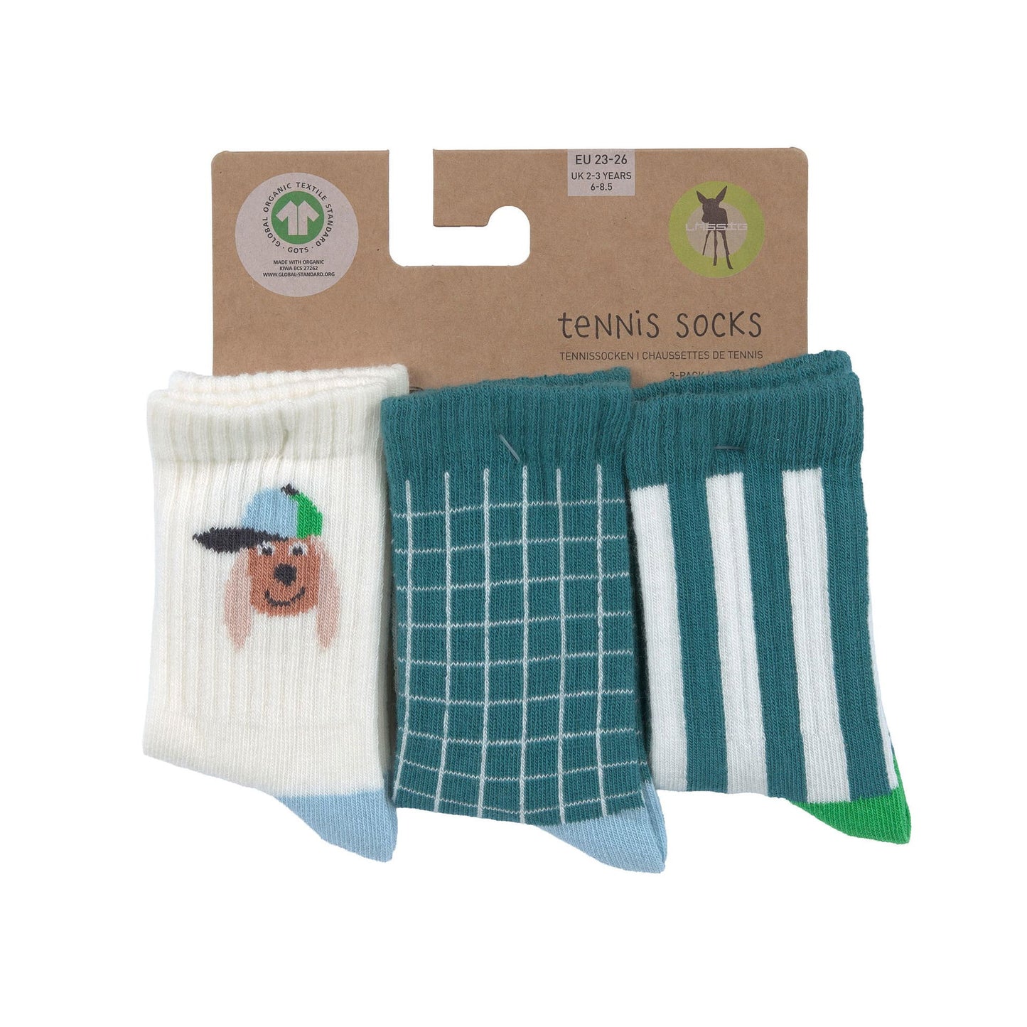 Lässig | tennissokken dog set van 3