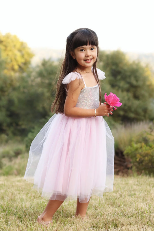Great Pretenders | Roze Pailletten Prinsessenjurk – Dromerige Verkleedjurk