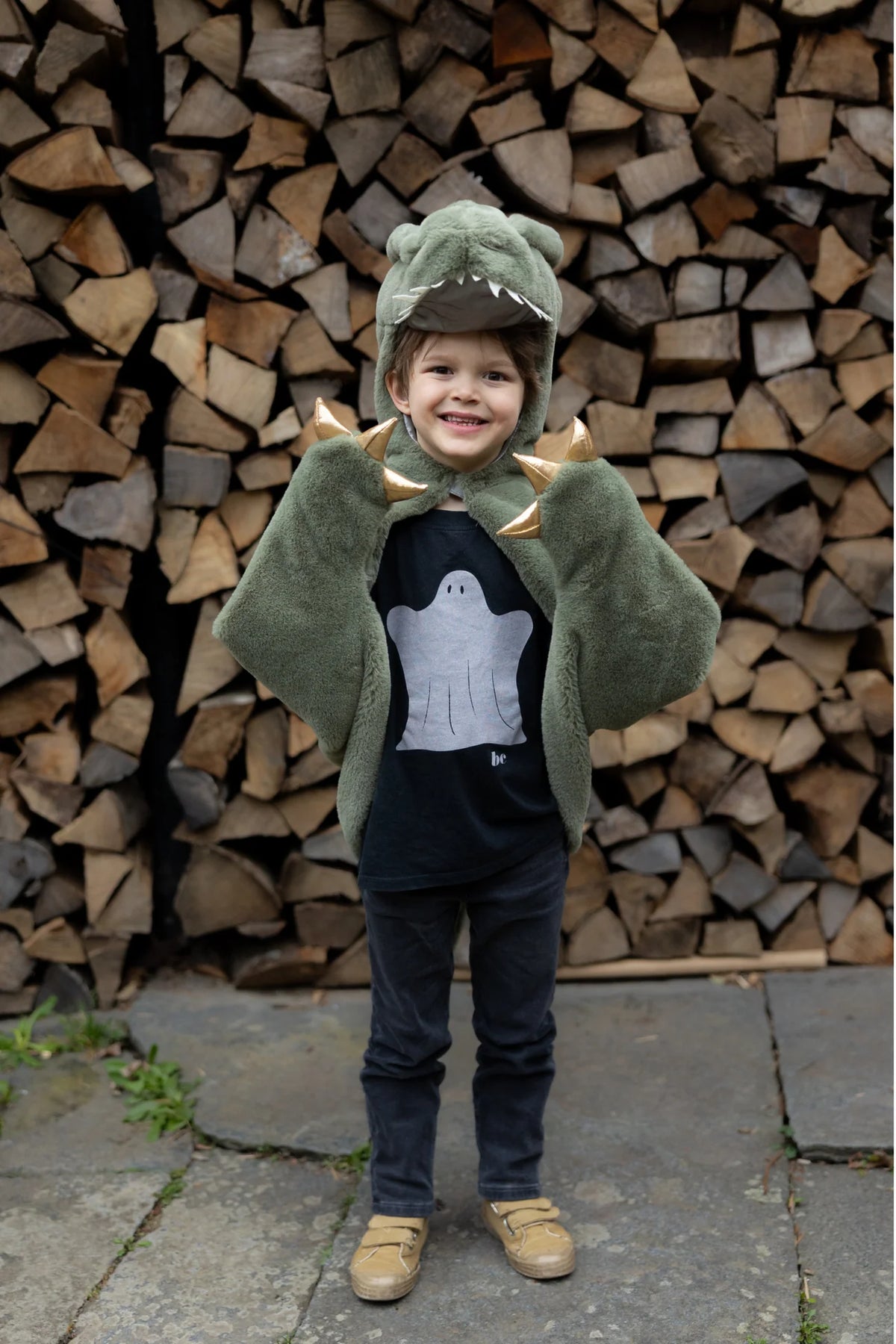 Great Pretenders | T-Rex Cuddle Cape - Green