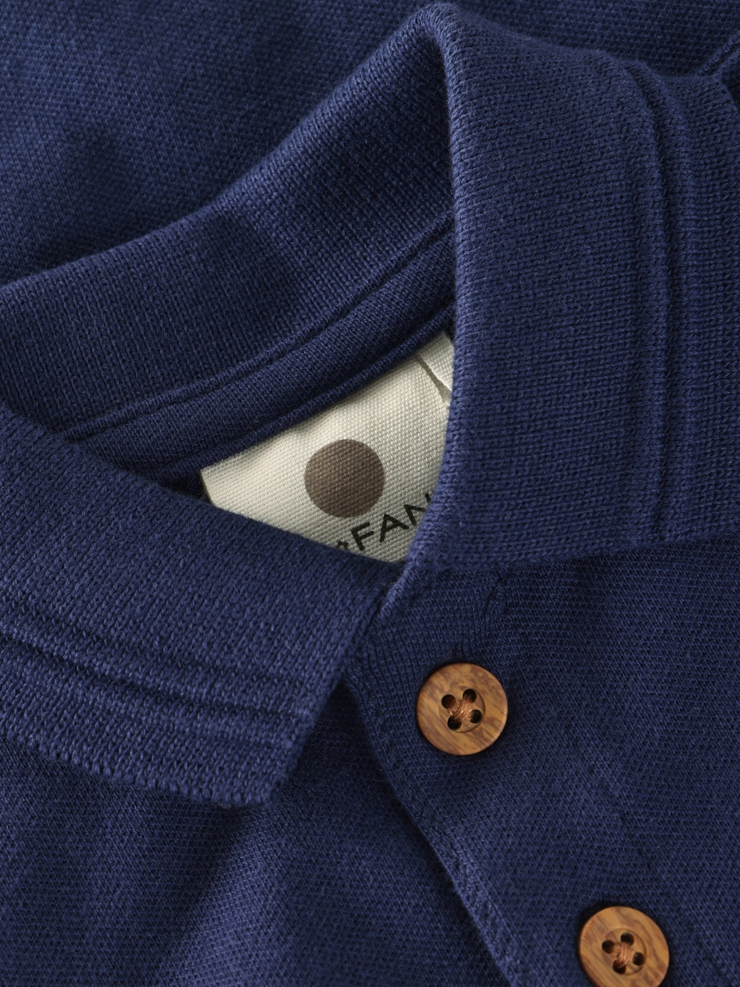 Enfant | Body SS polo romper medieval blue