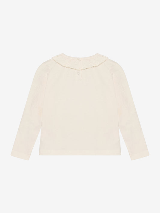 Enfant | longsleeve shirt crepe creme