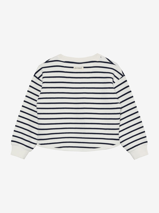 Enfant | sweatshirt stripe medieval blue