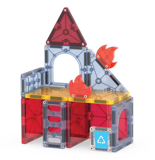 Magna-Tiles | Fire Station 27-Piece Set