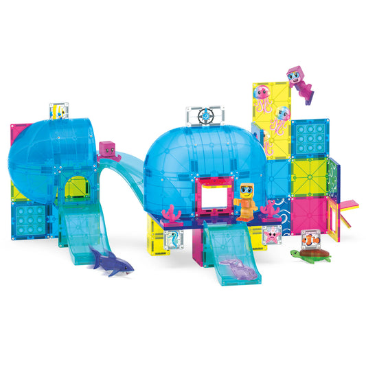 Magna-Tiles | Undersea Adventure – 58 Delige Magnetische Bouwset met Oceaanthema