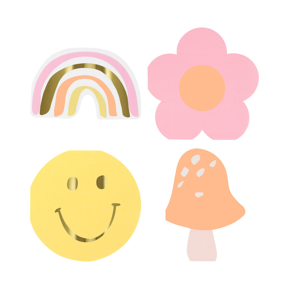 Meri Meri | Happy Icons servetten (16 stuks)