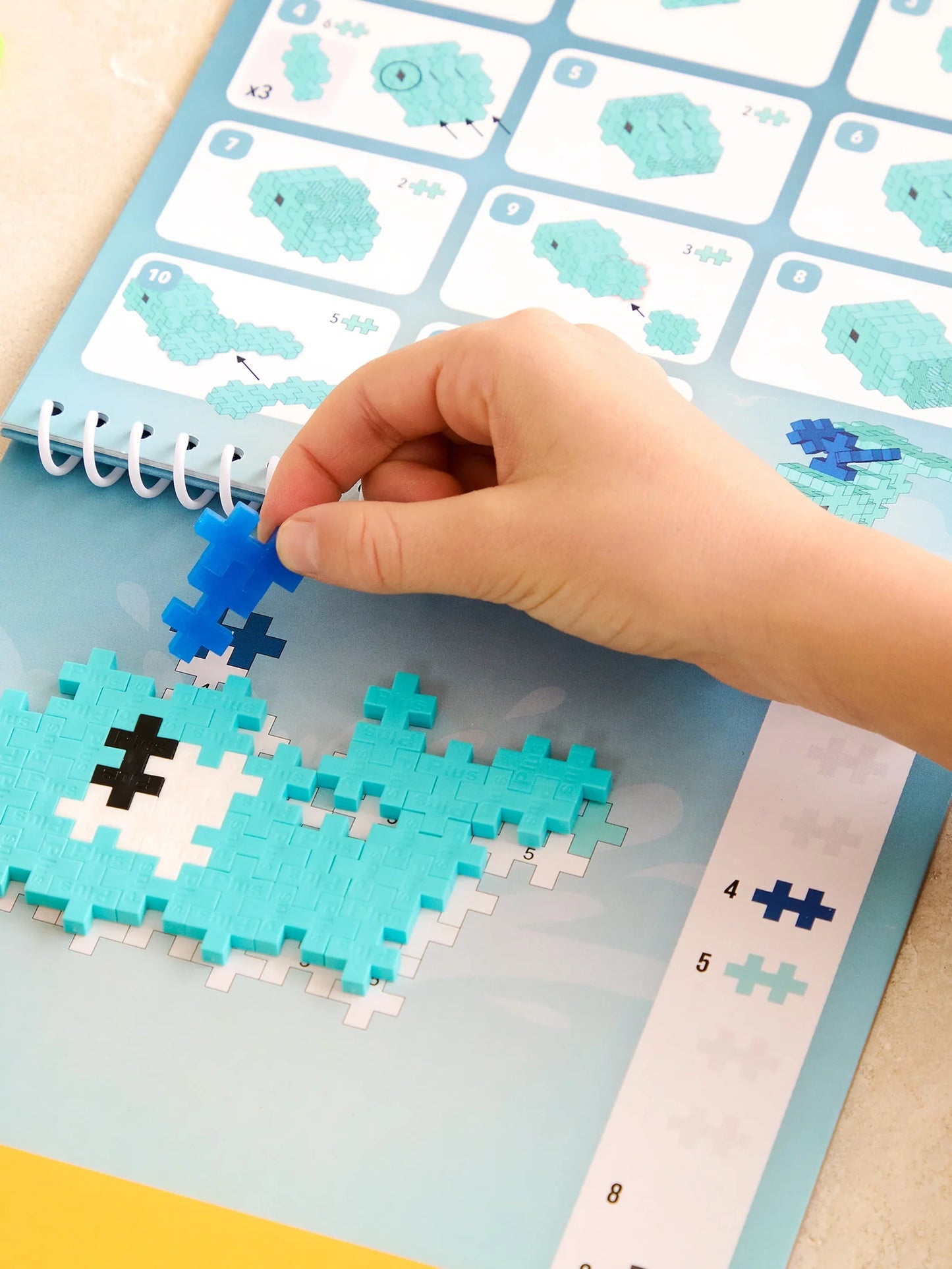 Plus-Plus | Ocean Activity Pad – Onderwater Bouwspeelgoed (125 Stuks)