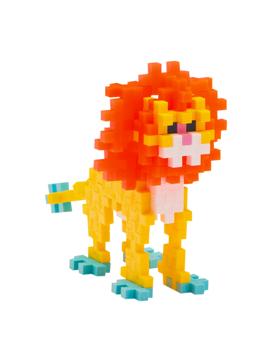 Plus-Plus | Lion Tube – Creatief Leeuw Bouwspeelgoed