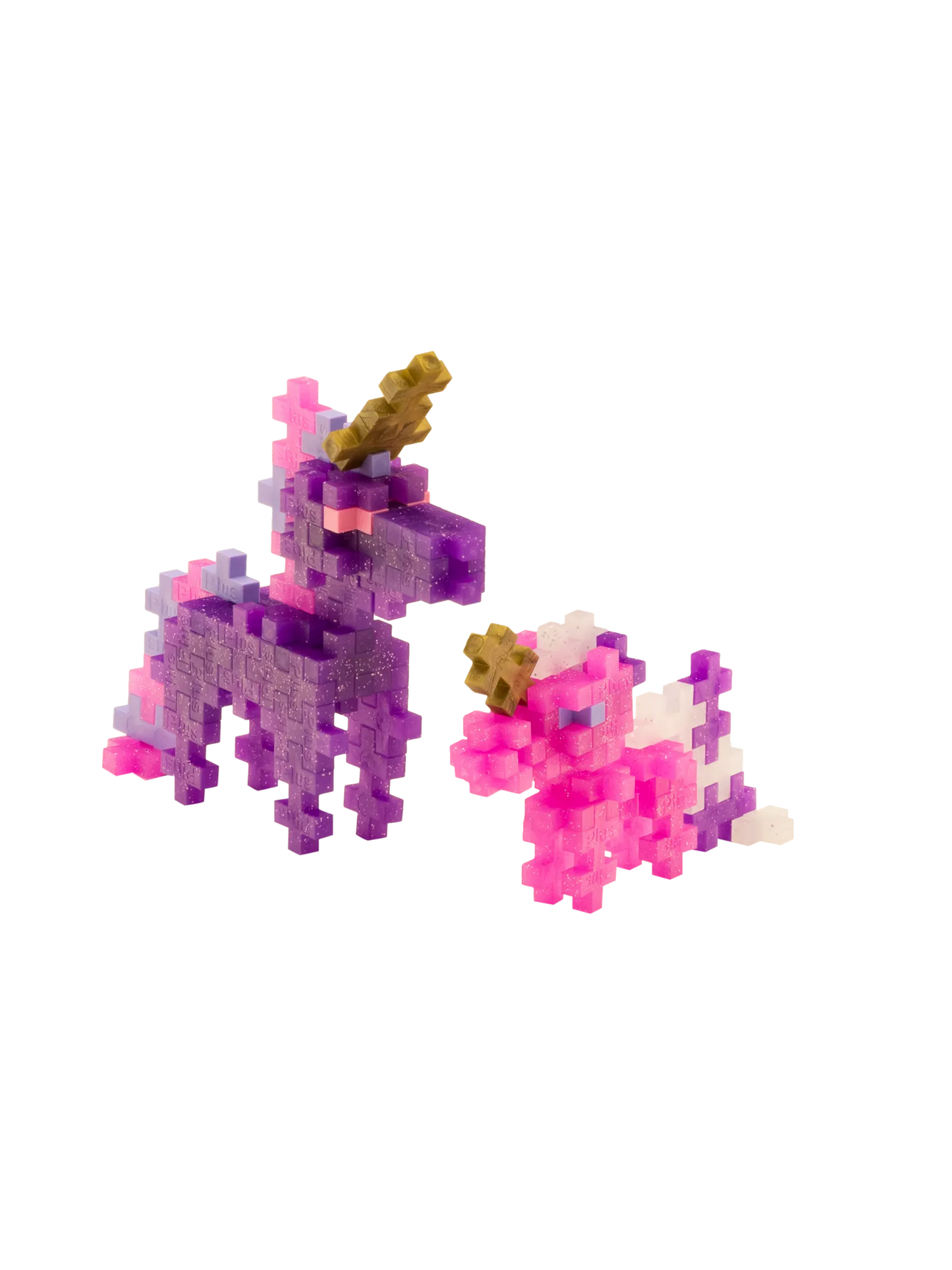 Plus-Plus | Glitter Unicorns Tube – Unicorn Bouwspeelgoed met Glittereffect