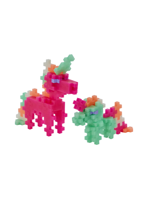 Plus-Plus | Pearl Unicorns Tube – Unicorn Bouwspeelgoed in Pastelkleuren