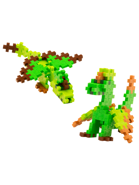 Plus-Plus | Earth Dragons Tube – Bouw je Eigen Natuurdraken