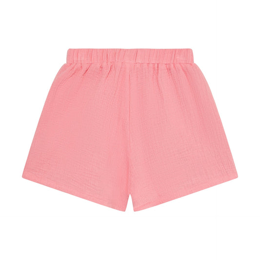 Huttelihut | Shorts Muslin Plumeria roze