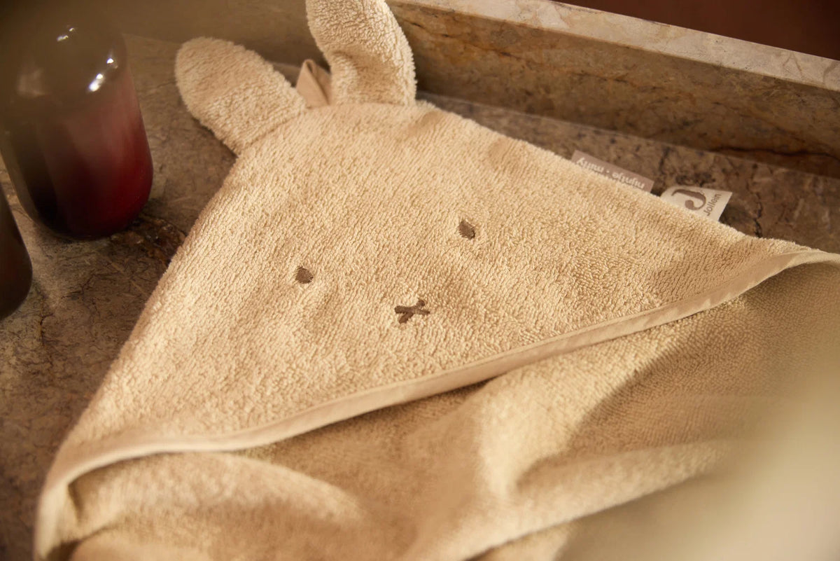 Jollein | Miffy badcape 75x75 cm Warm Sand