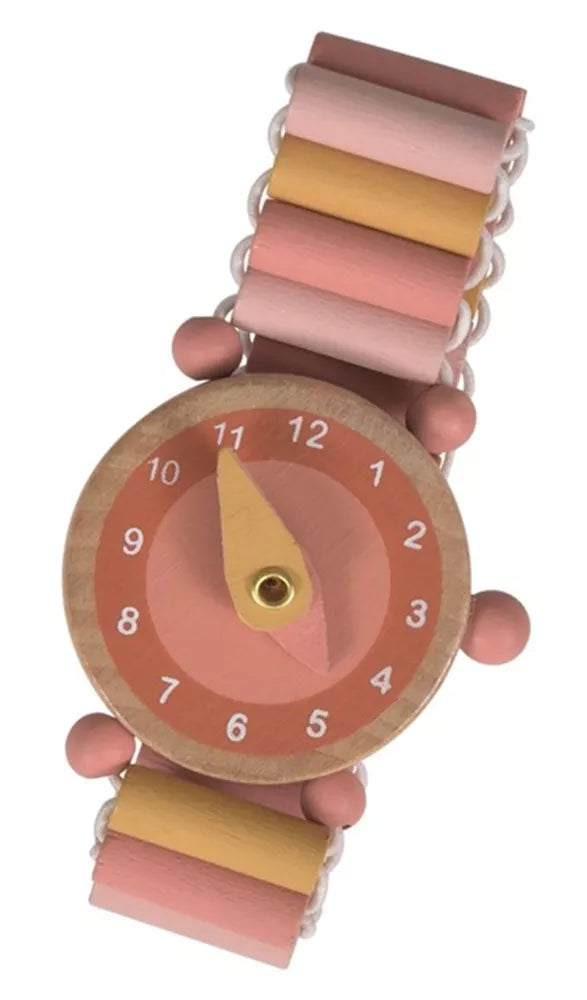 Egmont Toys | Houten horloge roze