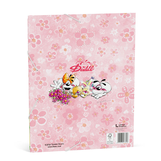 Diddl | Elastomap A4 Roze – Voor Kleine Boekenwurmen en Grote Dromen