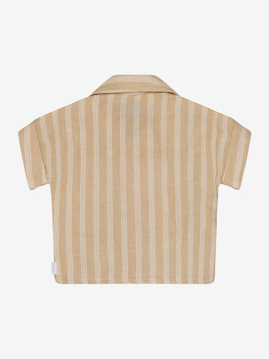 Noppies | Shirt short sleeve stripe Irish Cream
