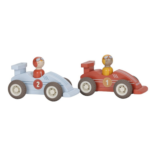 Little Dutch | Houten Pullback Racewagens FSC