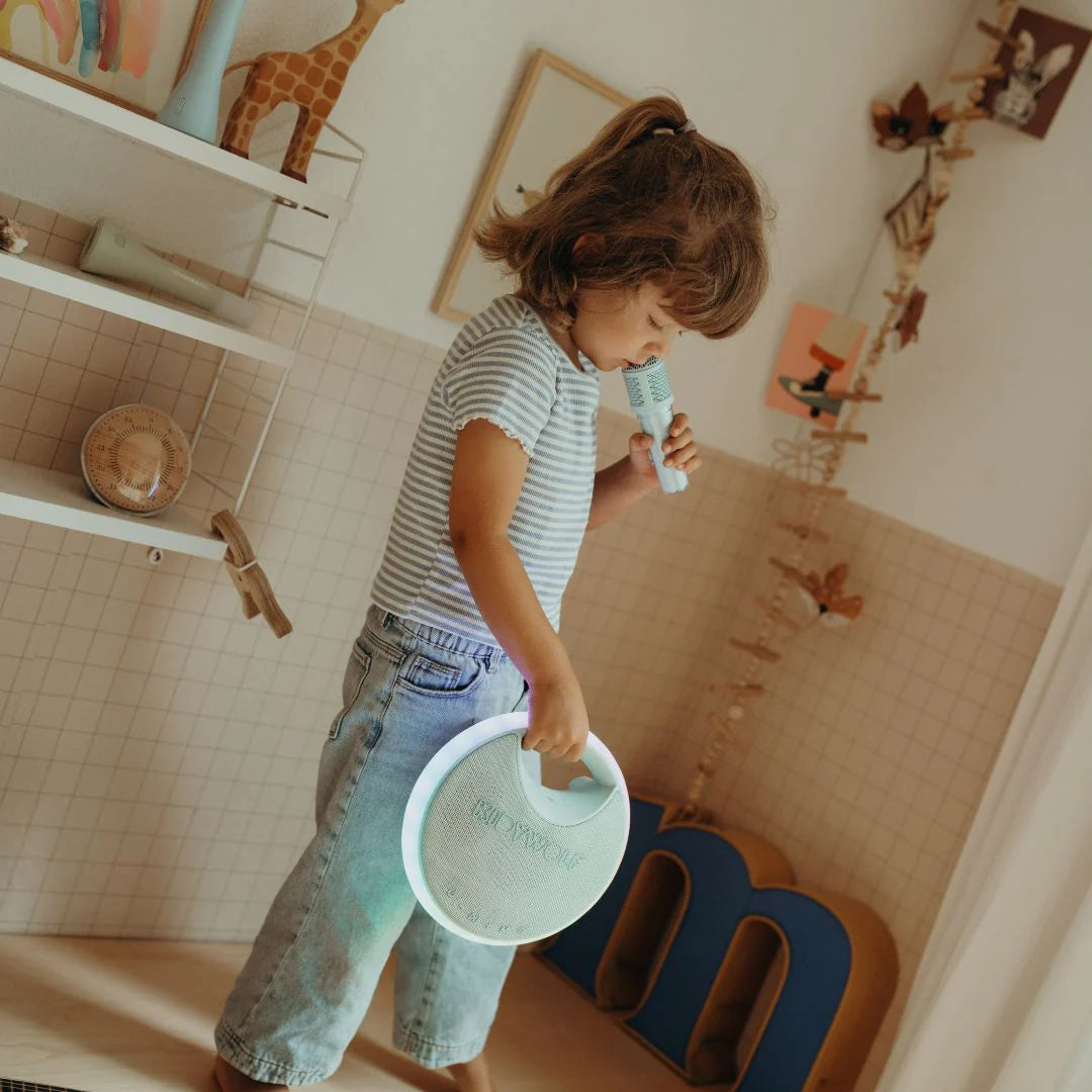Kidywolf | KIDYKARAOKE – Draagbare Karaoke Speaker met Microfoons voor Kinderen