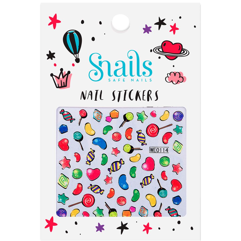 Snails | 3D Nagelstickers Snoepjes - 8450001