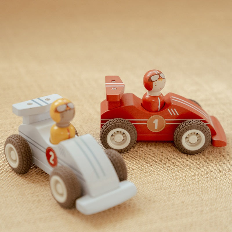 Little Dutch | Houten Pullback Racewagens FSC