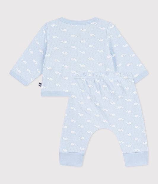 Petit Bateau | Tweedeling katoenen pakje walvis