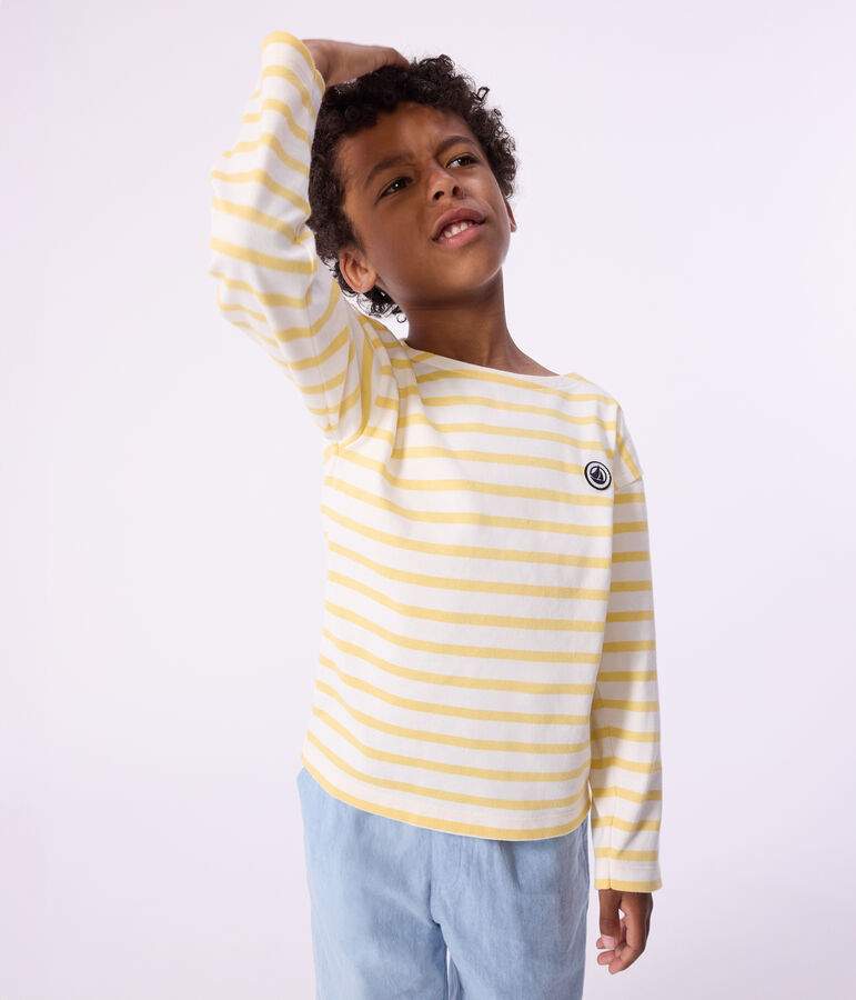 Petit Bateau | Longsleeve streep geel