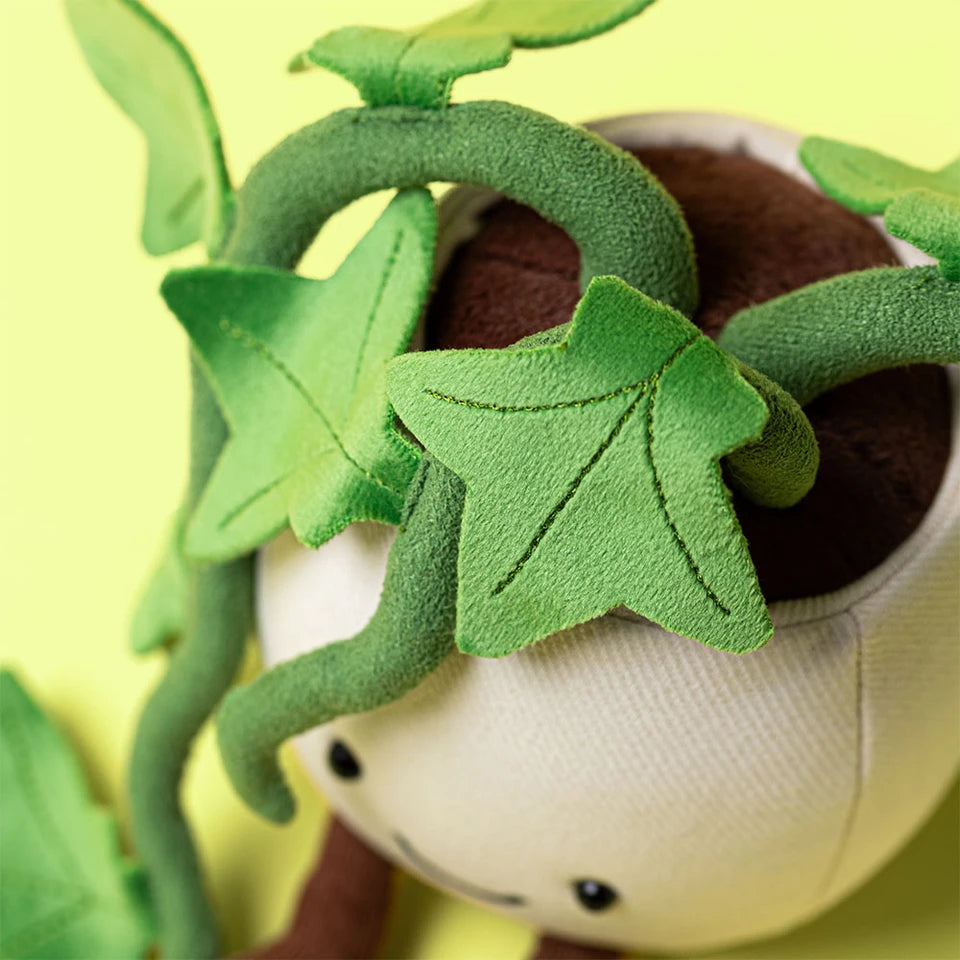 Jellycat \ Ivy knuffelplant – zachte knuffel met groene bladeren