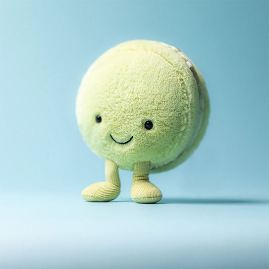 Jellycat | Amuseables Max Macaron – Zachte Groene Macaron