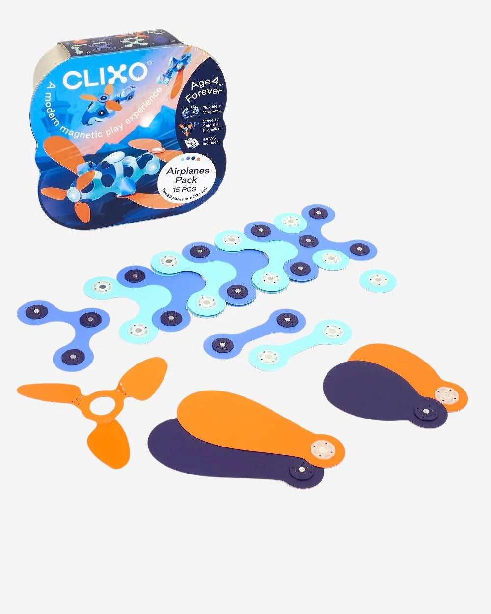 Clixo | Airplane Pack - Set van 15