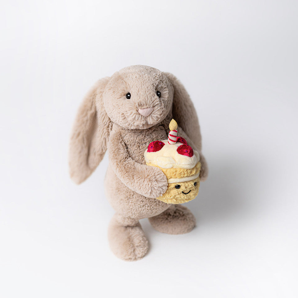 Jellycat | Bashful Beige Bunny 'Birthday' Original
