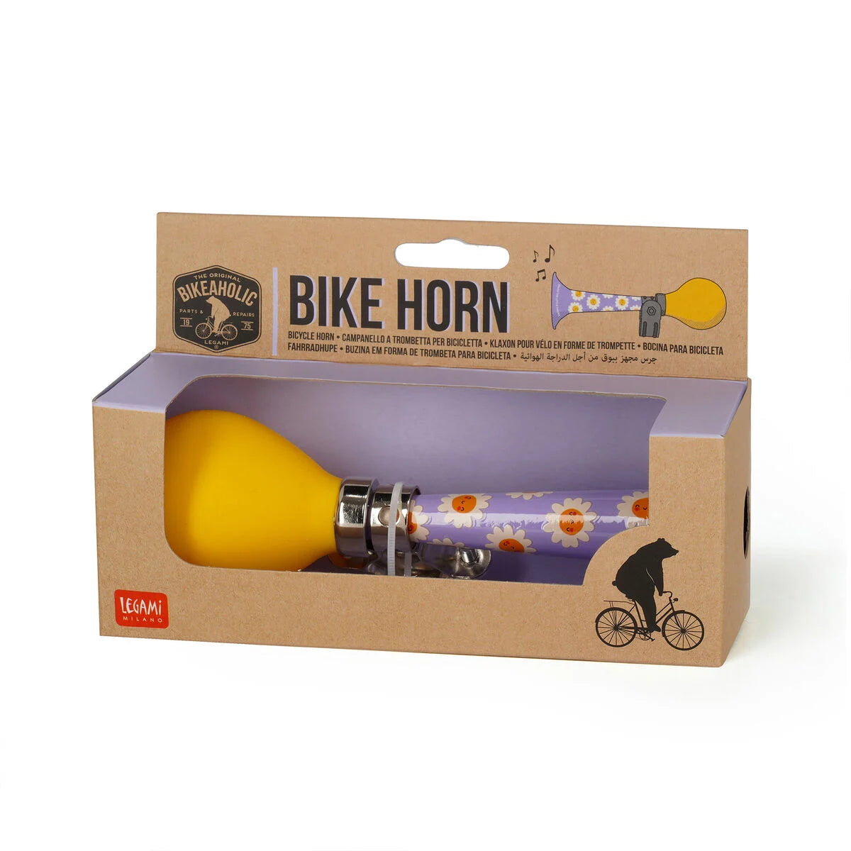 Legami | Fietshoorn Daisy – Bloemenplezier op je Fiets