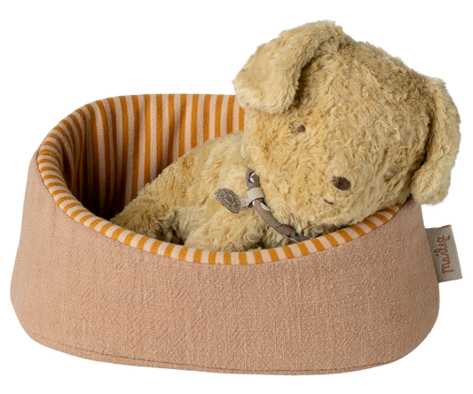 Maileg | Pet basket, puppy hondenmand, powder | 16-6912-00