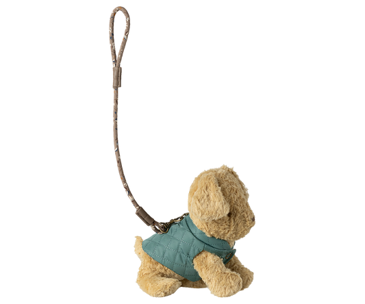 Maileg | Pet supply, puppy tuigje en riem, dark mint | 16-6913-01