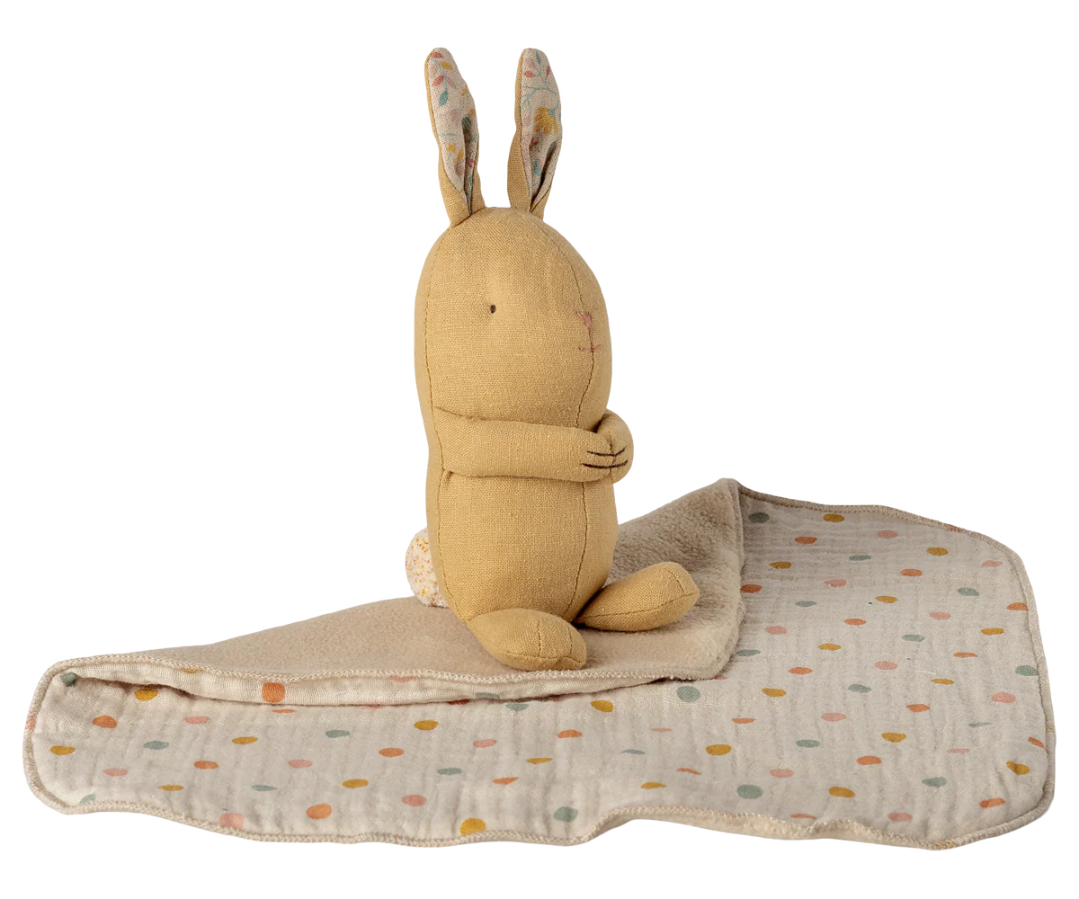 Maileg Lullaby Friends Bunny Mini – Cream Yellow