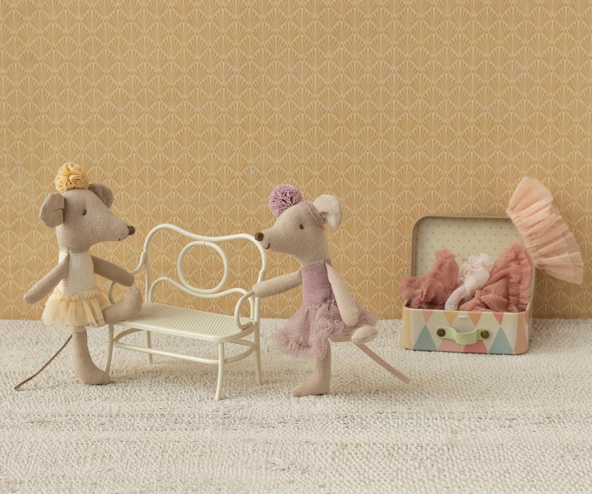 Maileg | Ballerina Mouse Little Sister – Off White