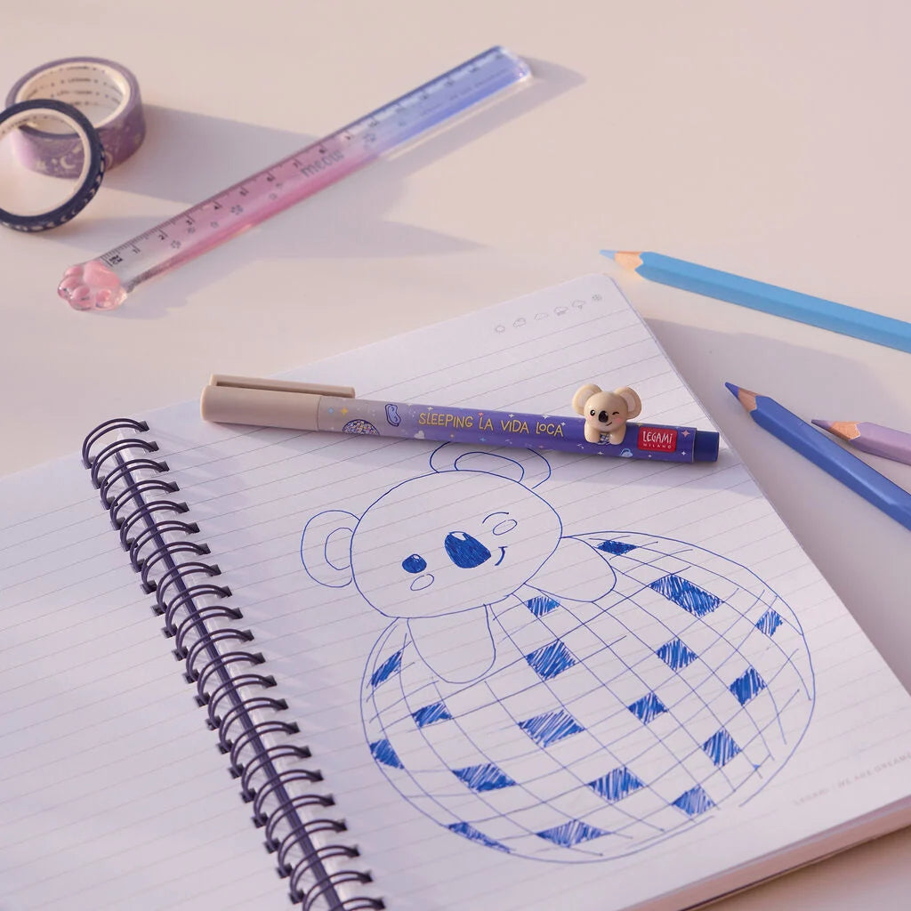 Legami Koala Lovely Friends Gelpen – Sleeping la Vida Loca