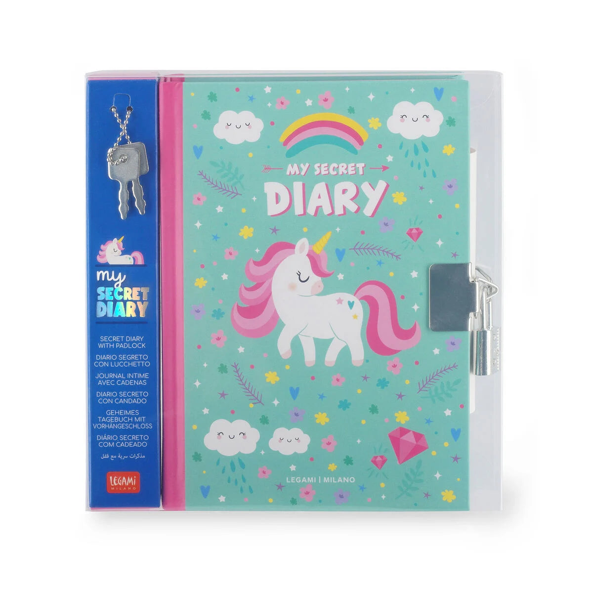 Legami | Unicorn Secret Diary met Slot – dagboek