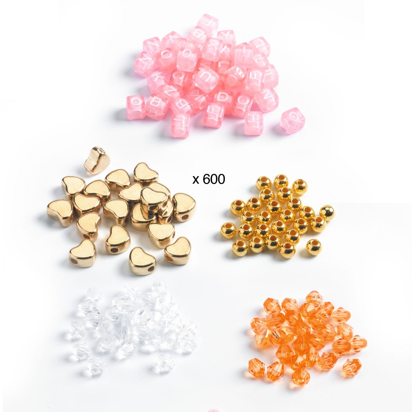 Djeco | Letterkralen - sieraden met naam goud - DJ00031