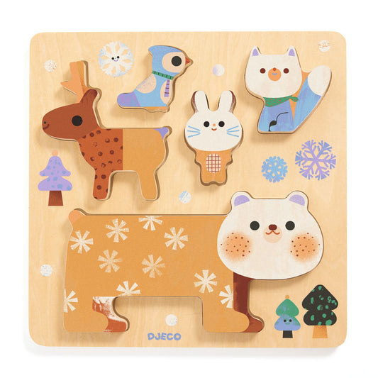 Djeco | puzzel Woodystack
