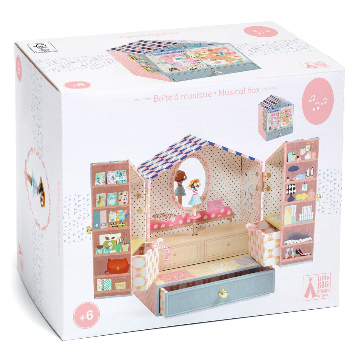 Djeco | Muziekdoos Tinou Shop - DJ06084
