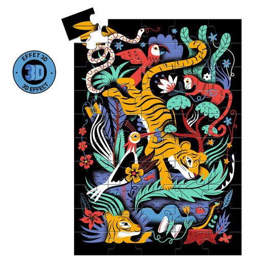 Djeco | puzzel wizzy the tiger leap