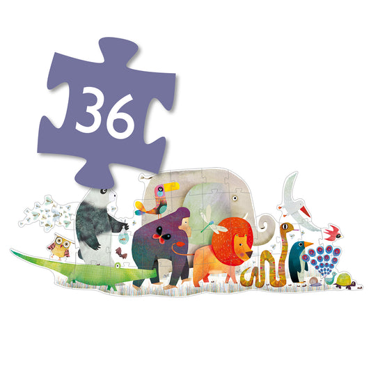 Djeco | reuzenpuzzel dierenparade