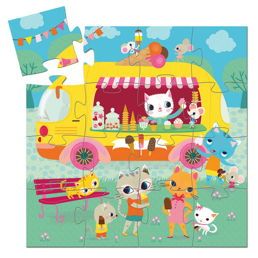 Djeco | puzzel ijscowagen