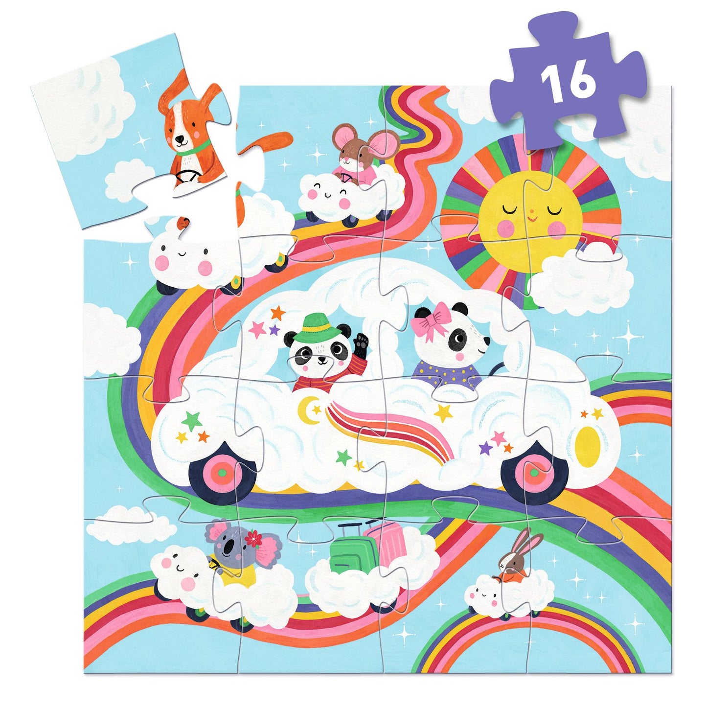 Djeco | Puzzel Wolkenauto | DJ07276