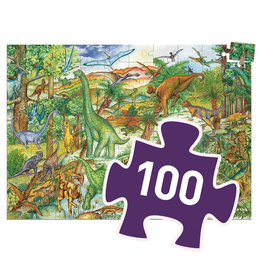 Djeco | puzzel dinosaurs + booklet