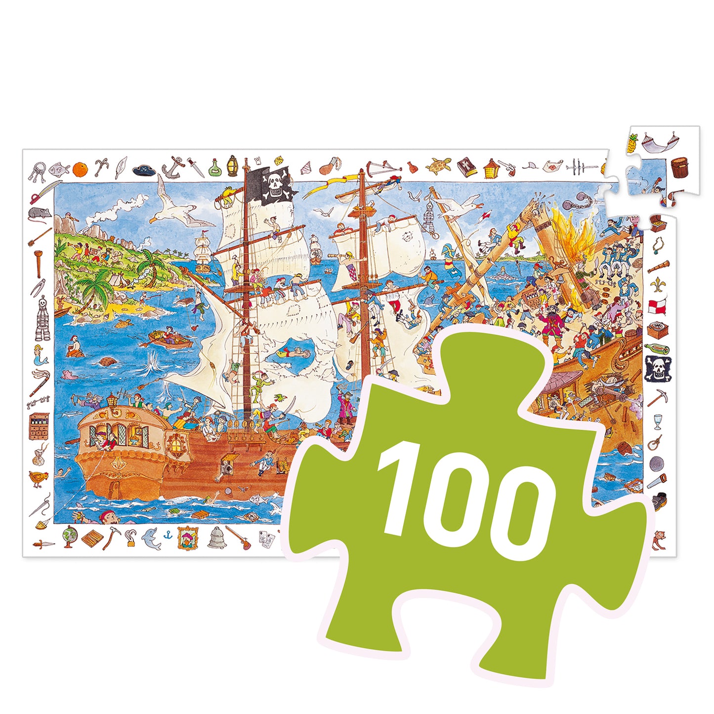 Djeco | puzzel piraten